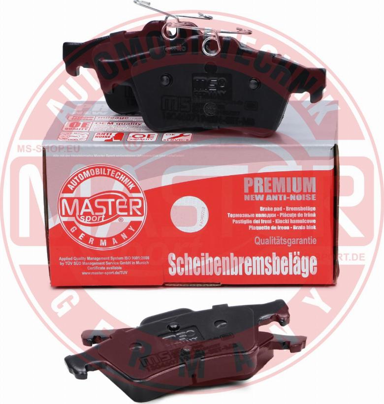 MASTER-SPORT GERMANY 13046071942N-SET-MS - Komplet zavornih oblog, ploscne (kolutne) zavore parts5.com