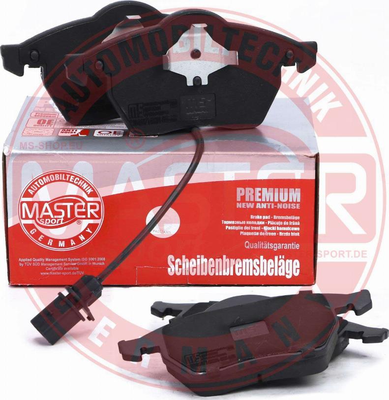 MASTER-SPORT GERMANY 13046071432N-SET-MS - Sada brzdových destiček, kotoučová brzda parts5.com