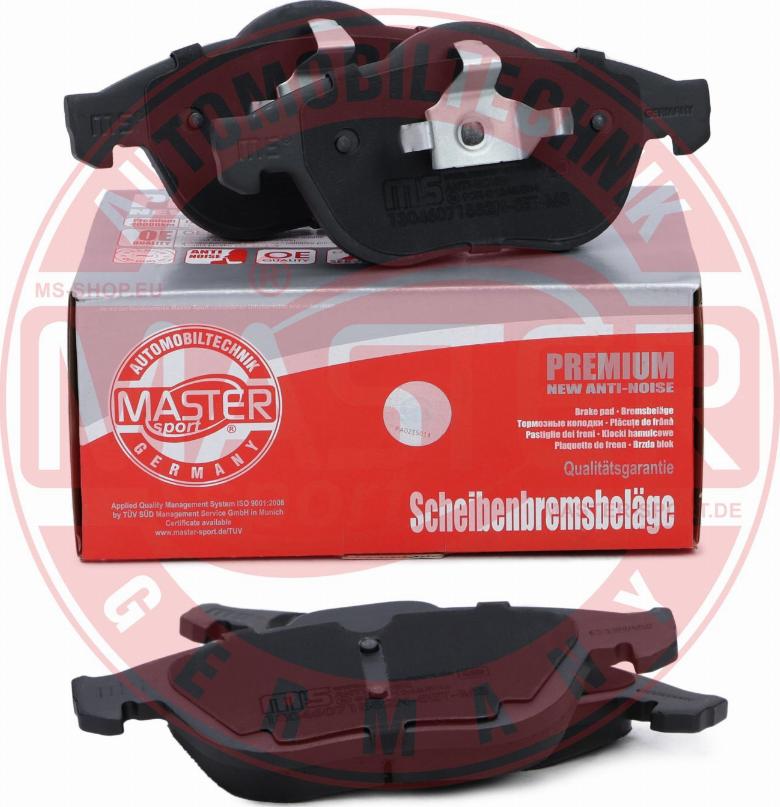 MASTER-SPORT GERMANY 13046071582N-SET-MS - Fékbetétkészlet, tárcsafék parts5.com