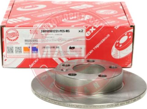 MASTER-SPORT GERMANY 24010901231-PCS-MS - Disque de frein parts5.com