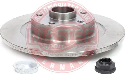 MASTER-SPORT GERMANY 2401110173B-PCS-MS - Kočni disk parts5.com