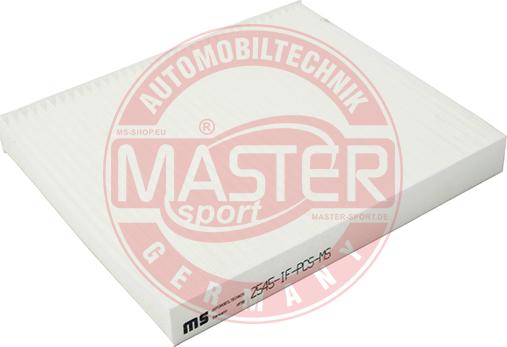 MASTER-SPORT GERMANY 2545-IF-PCS-MS - Filter, zrak notranjega prostora parts5.com