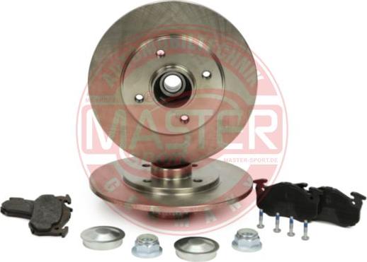 MASTER-SPORT GERMANY 200801090 - Brake Set, disc brakes parts5.com