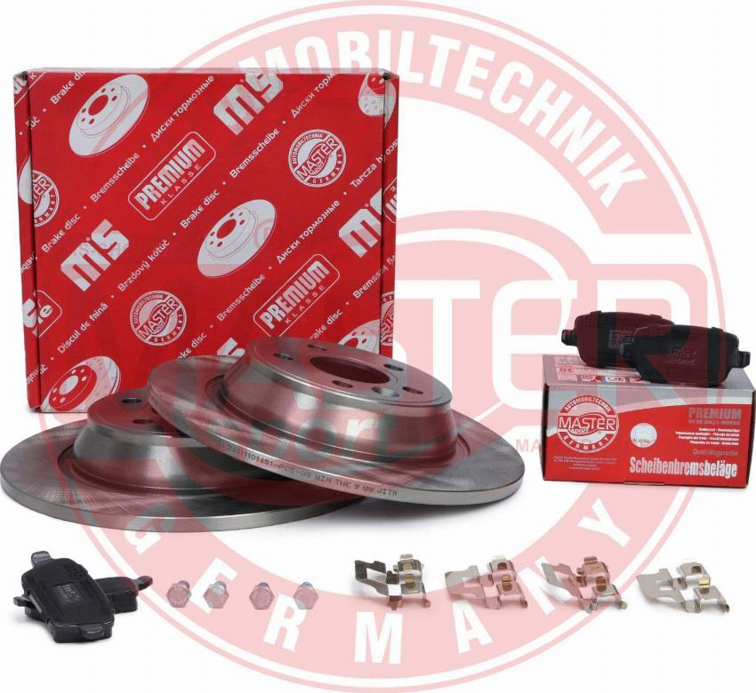 MASTER-SPORT GERMANY 201101450 - Brake Set, disc brakes parts5.com