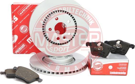 MASTER-SPORT GERMANY 202801620 - Set frana, frana disc parts5.com