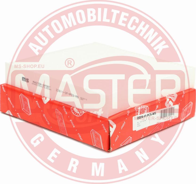 MASTER-SPORT GERMANY 22011-IF-PCS-MS - Filtro, aire habitáculo parts5.com