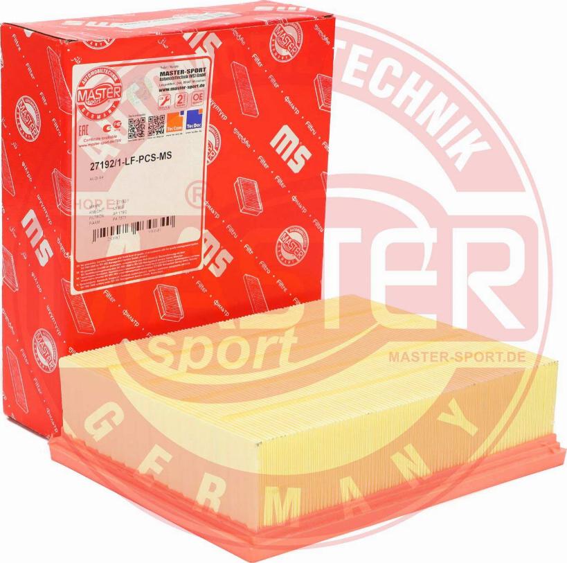 MASTER-SPORT GERMANY 27192/1-LF-PCS-MS - Filtre à air parts5.com