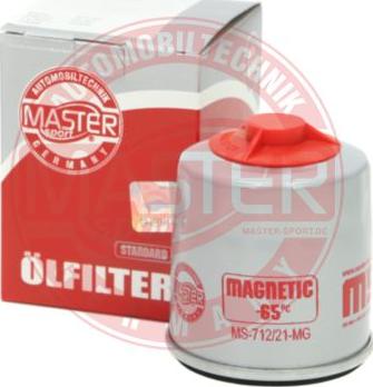 MASTER-SPORT GERMANY 712/21-MG-OF-PCS-MS - Õlifilter parts5.com