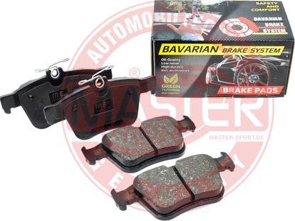 MASTER-SPORT GERMANY K6144342 - Komplet zavornih oblog, ploscne (kolutne) zavore parts5.com