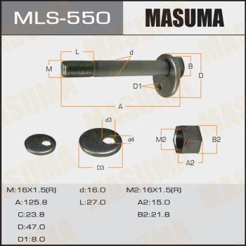 MASUMA MLS-550 - Tornillo corrector de inclinación parts5.com