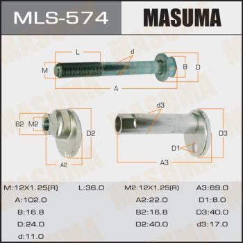 MASUMA MLS574 - Tornillo corrector de inclinación parts5.com