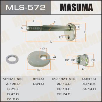 MASUMA MLS572 - Tornillo corrector de inclinación parts5.com