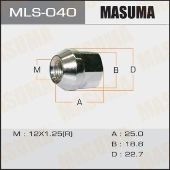 MASUMA MLS040 - Tuerca de rueda parts5.com