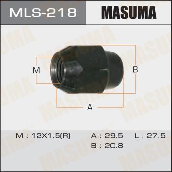 MASUMA MLS218 - Tuerca de rueda parts5.com