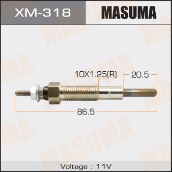MASUMA XM318 - Bujía de precalentamiento parts5.com