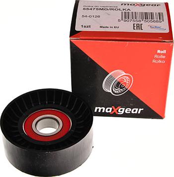 Maxgear 54-0126 - Poulie renvoi / transmission, courroie trapézoïdale à nervures parts5.com