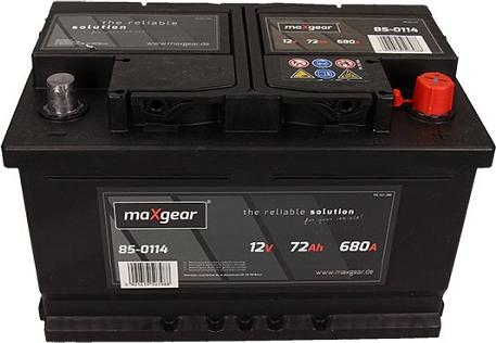 Maxgear 572409068 D722 - Batterie de démarrage parts5.com