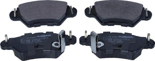 Maxgear 19-0468 - Brake Pad Set, disc brake parts5.com