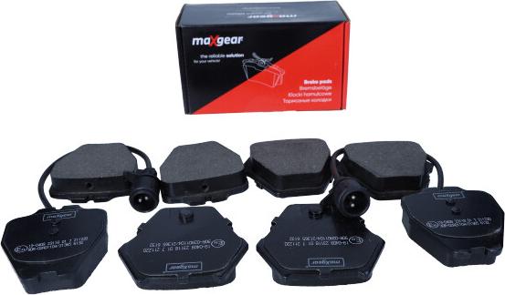 Maxgear 19-0409 - Juego de pastillas de freno parts5.com