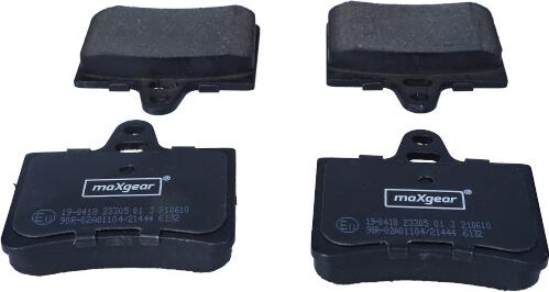 Maxgear 19-0418 - Fékbetétkészlet, tárcsafék parts5.com