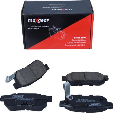 Maxgear 19-0431 - Комплект спирачно феродо, дискови спирачки parts5.com