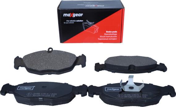 Maxgear 19-0592 - Brake Pad Set, disc brake parts5.com