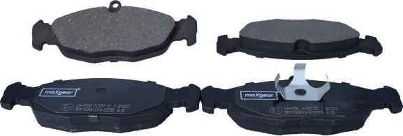 Maxgear 19-0592 - Brake Pad Set, disc brake parts5.com