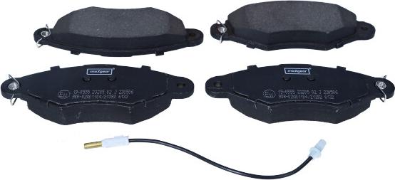 Maxgear 19-0555 - Brake Pad Set, disc brake parts5.com