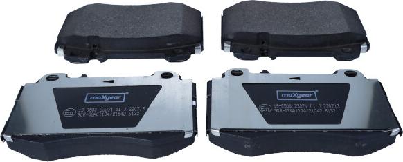 Maxgear 19-0500 - Brake Pad Set, disc brake parts5.com