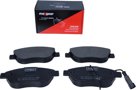 Maxgear 19-0577 - Komplet kočnih obloga, disk kočnica parts5.com