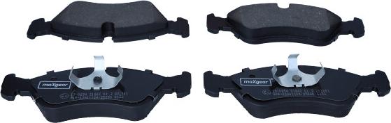 Maxgear 19-0654 - Komplet zavornih oblog, ploscne (kolutne) zavore parts5.com