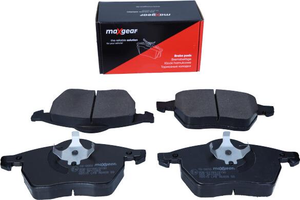 Maxgear 19-0650 - Komplet pločica, disk-kočnica parts5.com