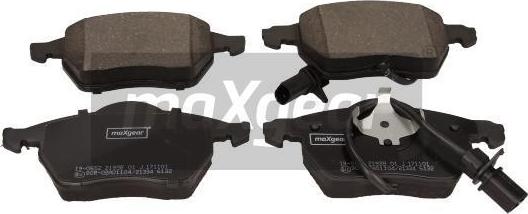 Maxgear 19-0652 - Komplet zavornih oblog, ploscne (kolutne) zavore parts5.com