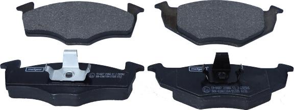 Maxgear 19-0607 - Sada brzdových platničiek kotúčovej brzdy parts5.com