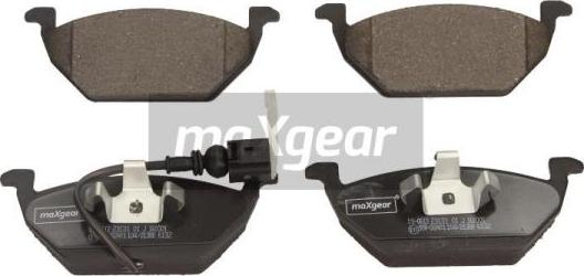 Maxgear 19-0613 - Fren balata seti, diskli fren parts5.com