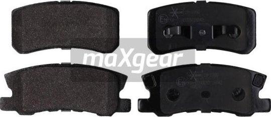 Maxgear 19-1990 - Juego de pastillas de freno parts5.com