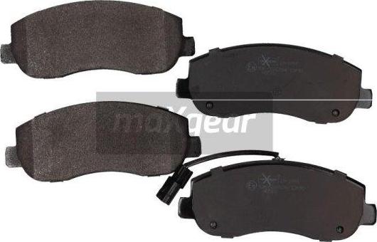 Maxgear 19-1991 - Kit de plaquettes de frein, frein à disque parts5.com