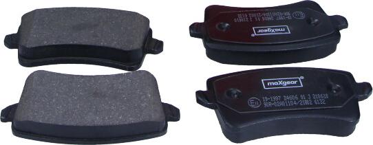 Maxgear 19-1997 - Brake Pad Set, disc brake parts5.com