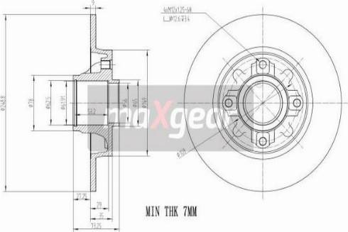 Maxgear 19-1969 - Kočni disk parts5.com