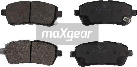 Maxgear 19-1982 - Sada brzdových platničiek kotúčovej brzdy parts5.com