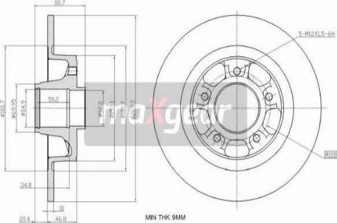 Maxgear 19-1977 - Piduriketas parts5.com