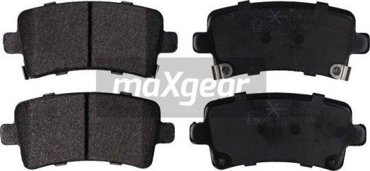 Maxgear 19-1542 - Juego de pastillas de freno parts5.com