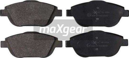 Maxgear 19-1553 - Juego de pastillas de freno parts5.com