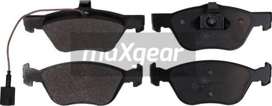 Maxgear 19-1075 - Juego de pastillas de freno parts5.com