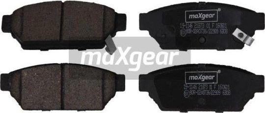 Maxgear 19-1146 - Juego de pastillas de freno parts5.com