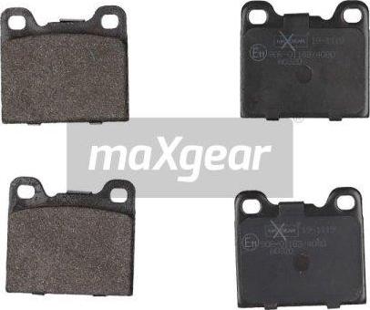 Maxgear 19-1119 - Kit de plaquettes de frein, frein à disque parts5.com