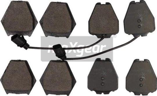 Maxgear 19-1121 - Zestaw klocków hamulcowych, hamulce tarczowe parts5.com