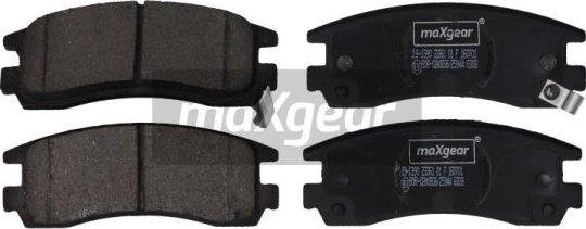 Maxgear 19-1390 - Brake Pad Set, disc brake parts5.com