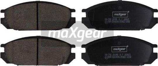 Maxgear 19-1741 - Juego de pastillas de freno parts5.com