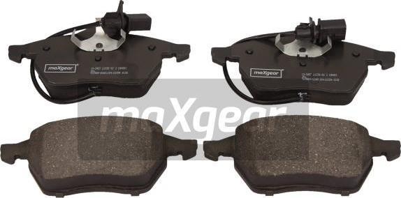 Maxgear 19-3457 - Komplet pločica, disk-kočnica parts5.com